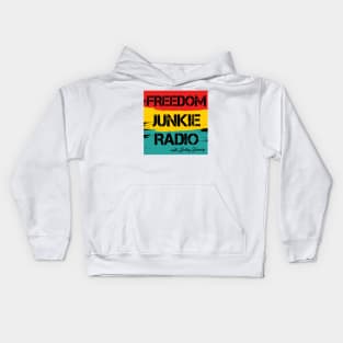 Freedom Junkie Radio Paint Logo Kids Hoodie